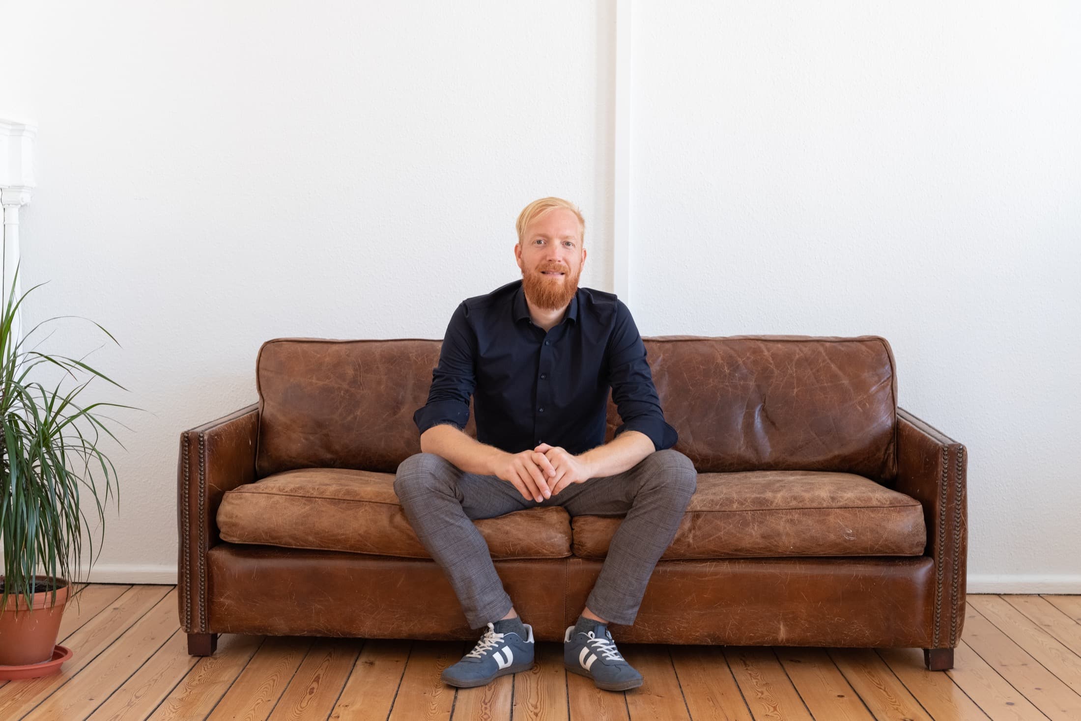 Paul Bratfisch in ruhiger Gesprächsatmosphäre